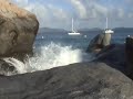 Between the boulders at The Baths, Virgin Gorda Between the boulders at The Baths, Virgin Gorda