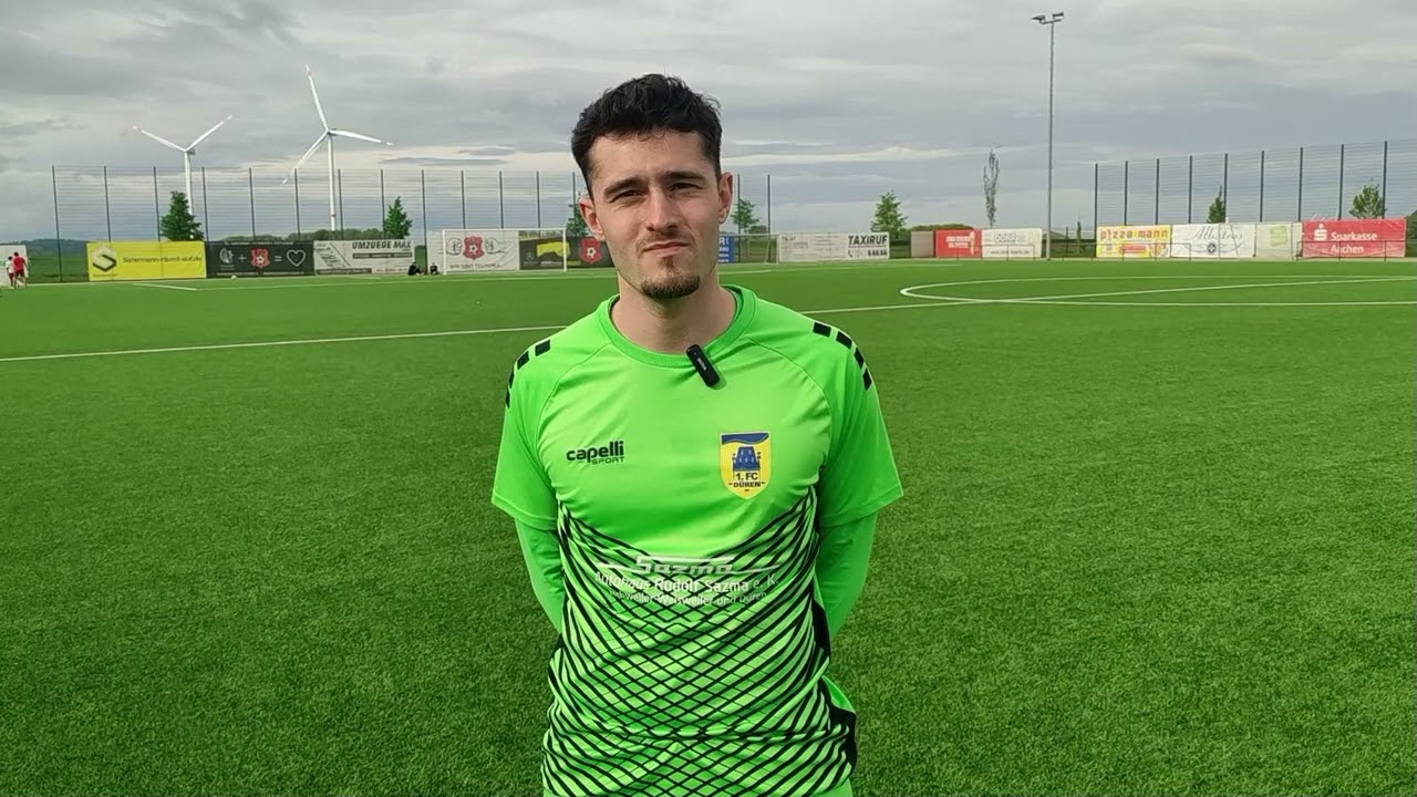  Yannick Marko – Torwart 1. FC Düren – heute in Würselen bei Teutonia die Null gehalten 