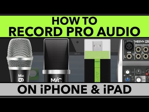 How To Record Pro Audio on iPhone and iPad | Best Mics for iPhone and iPad + Rode Rec Tutorial