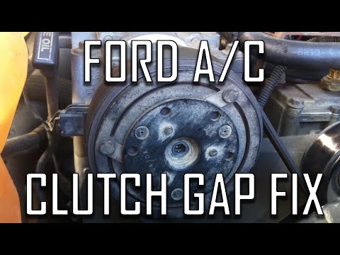 Ford How to: Fix Air Conditioning Clutch (Air Gap)