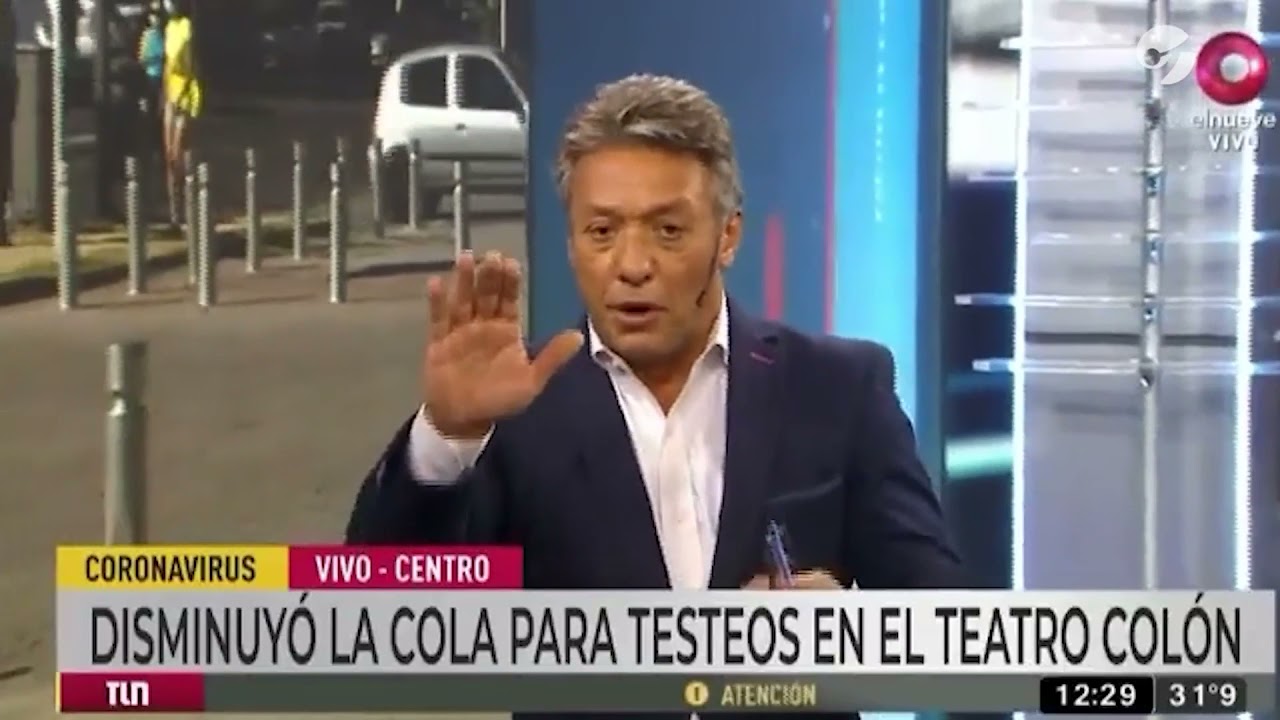 Un cronista de El Nueve se desmayó en vivo: tuvieron que cortar la transmisión
