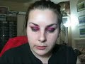 HOT COCKTAIL EYES w/ Teal and bright fuchsia MAC makeup