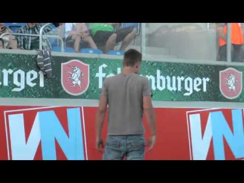 Polski kibic na meczu w Austrii