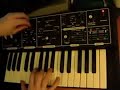 basic analog synthesis on a moog rogue