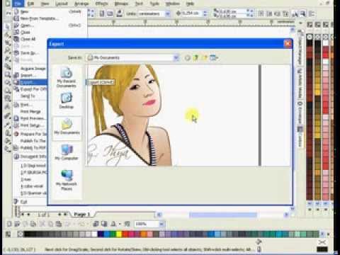 how to convert corel draw file to jpeg
