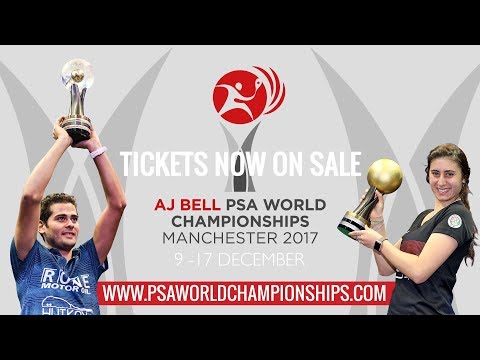 AJ Bell PSA World Championships 2017 - 100 Days To Go