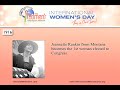 اليوم الدولي للمرأة ٢٠١٢ International Womens Day 2012
