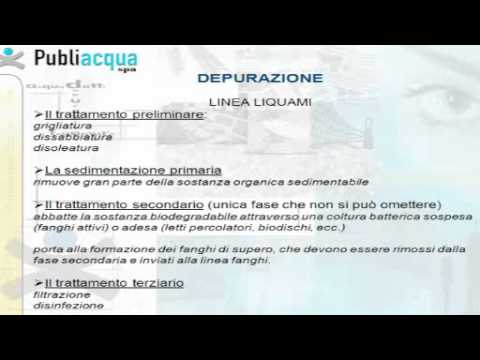 "Il Servizio Idrico Integrato" 4° parte - Lezione Istituto Pacini