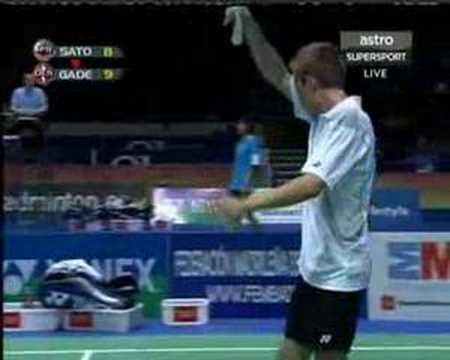 Peter Gade Vs Shoji Sato