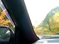 Driving down Mt. Tsubakuro in Autumn Color