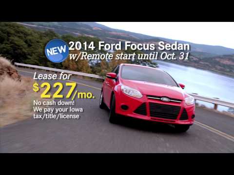 how to lease a ford focus
