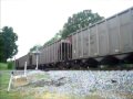 CSX Coal Train with UP & SP Power at Tunnel Hill CSX Coal Train with UP & SP Power at Tunnel Hill