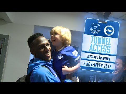 Video: YERRY MINA GATECRASHES MAN OF THE MATCH! | TUNNEL ACCESS: EVERTON V BRIGHTON & HOVE ALBION
