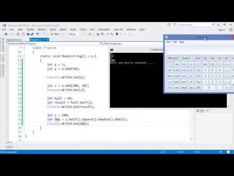 how to define extension method in c#