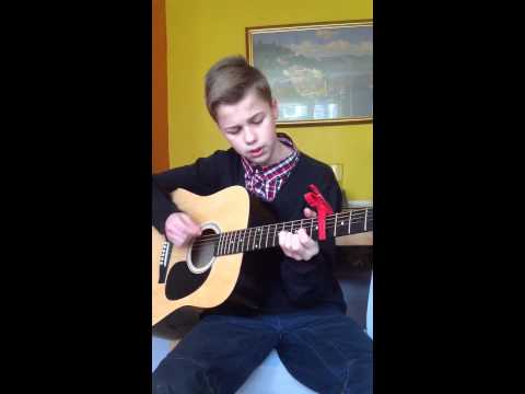 Ben Ellis - My 12 yr old nephew singing cover of ed sheerans Lego house.