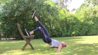 Träning säte och baksida lår utan gymutrustning