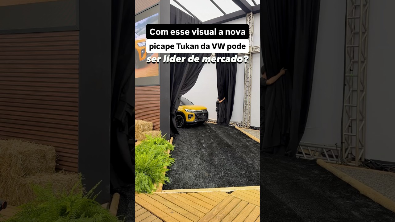 Com esse visual, a nova picape Tukan da VW pode ser líder de mercado?
