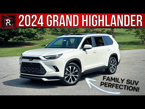 the 2024 toyota grand highlander platinum hybrid max is a near perfect family suv