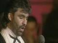 Andrea Bocelli O Sole Mio  Live on stage in Tuscany