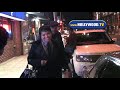 tisha campbell-martin leaves laugh factory in west hollywood.
