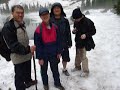 A soggy bunch at Heather Lake