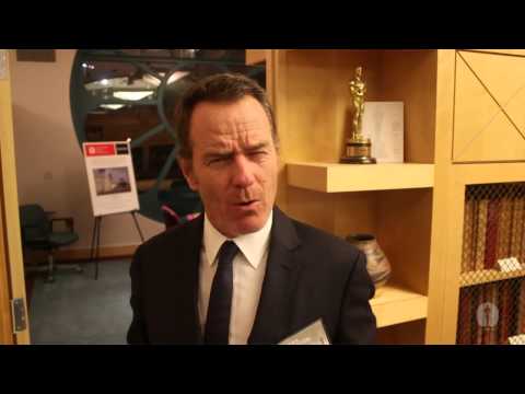 actors - At last year's Academy new member reception, Bryan Cranston shared his advice to aspiring actors.