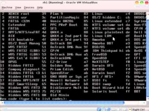 how to partition linux