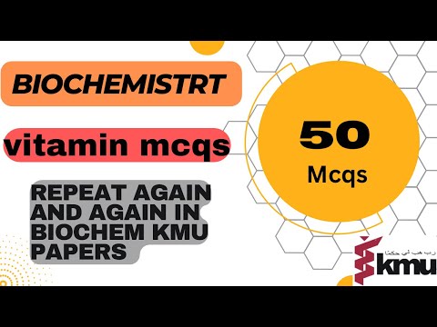 Vitamins kmu important mcqs biochemistry || kmu  biochemistry mcq with answers || biochemistry mcqs