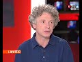 arnold turboust invit� d'aymeric caron pour le journal de it�l� (le 27 juillet 2007)