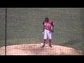 2010-03-05 | Luis Lebron of the Carolina League All-Stars ~> Baltimore Orioles pitcher Luis Lebron hurls warm up offerings at the 2009 California-Carolina League All-Star Game. The 6-foot-1, 175 pound right ...  (<span>1:)