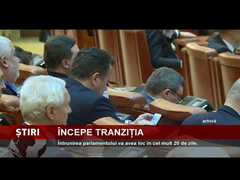 Întrunirea noului parlament, în cel mult 20 de zile