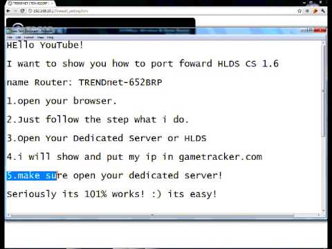 How To Port Foward TrendNET TEW-652BRP