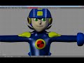 3D Mega Man (Battle Network) (Blender 3D) 3D Mega Man (Battle Network) (Blender 3D)