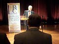 Joe Knollenberg answering questions at Rochester Chamber eve Joe Knollenberg answering questions at Rochester Chamber eve