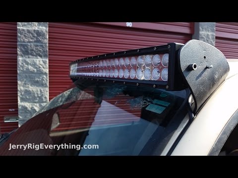 how to fasten lights to roof