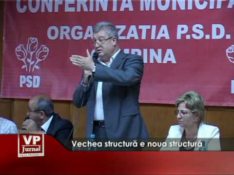 Vechea structură e noua structură