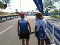Walking behind