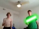 lightsaber battle