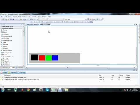 how to make paint in c sharp