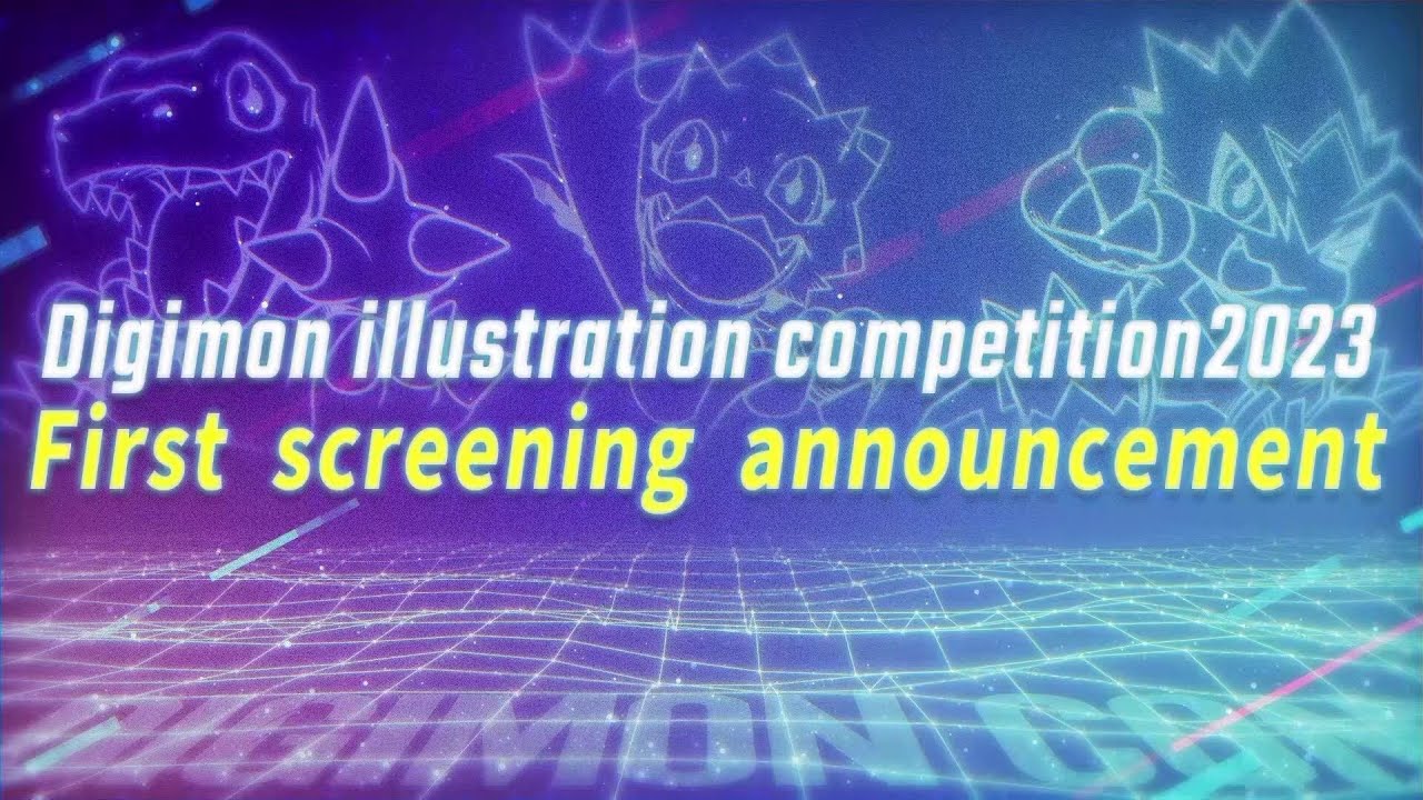 DIGIMON CON2023 Digimon illustration competition2023 First screening announcement