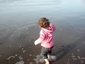 Addie Gets In The Pacific For The First Time