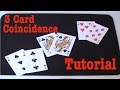 3 Card Coincidence Card Trick (Performance + Tutorial)