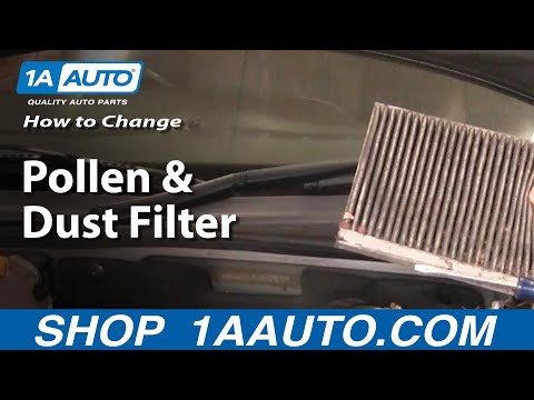 Changing your Pollen and Dust Filter with a New Filter from 1AAuto.com