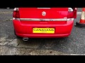 Vectra sport exhaust
