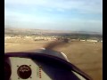 Salida de pista aterrizando,aerodromo de villanueva de gallego