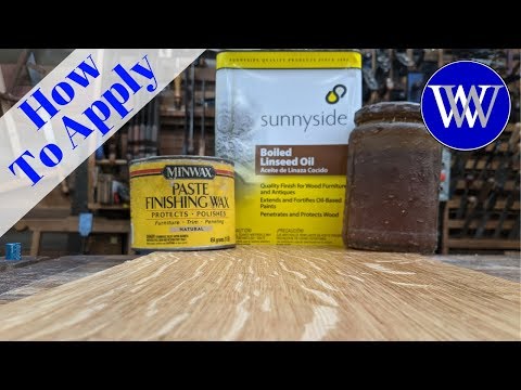 video-linktoworks-How To Apply a Boiled Linseed Oil and Paste Wax Finish...