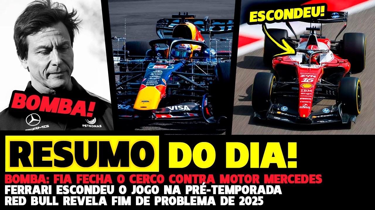 🚨BOMBA: FIA FECHA O CERCO, FERRARI ESCONDEU O JOGO E VERSTAPPEN OFICIAL | FÓRMULA 1 | GPEMCASA