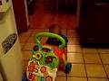 Baby Jack practices walking