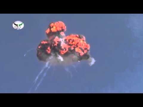 Rebels - The moment a Syrian military helicopter was apparently shot down by rebels has been recorded by an amateur cameraman. Rebels downed a helicopter on Wednesday...