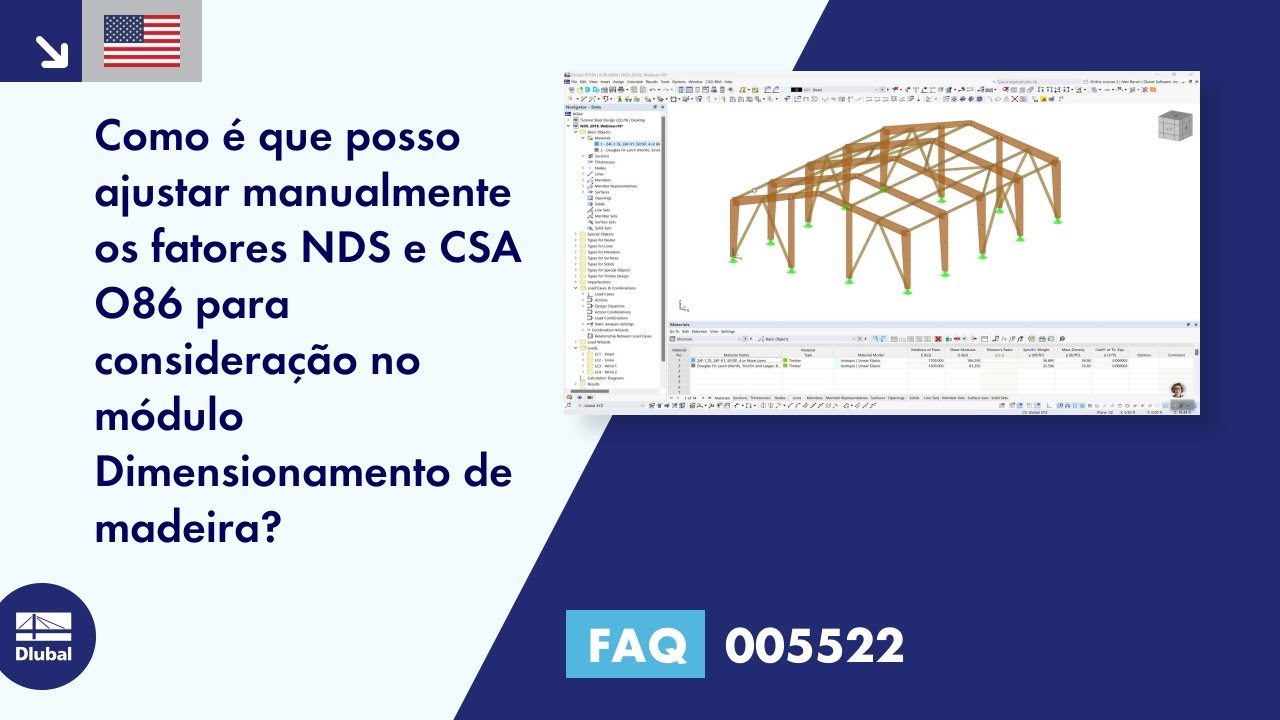 [EN] FAQ 005522 | Como é que posso ajustar manualmente os fatores NDS e CSA O86 para consideração na estrutura...